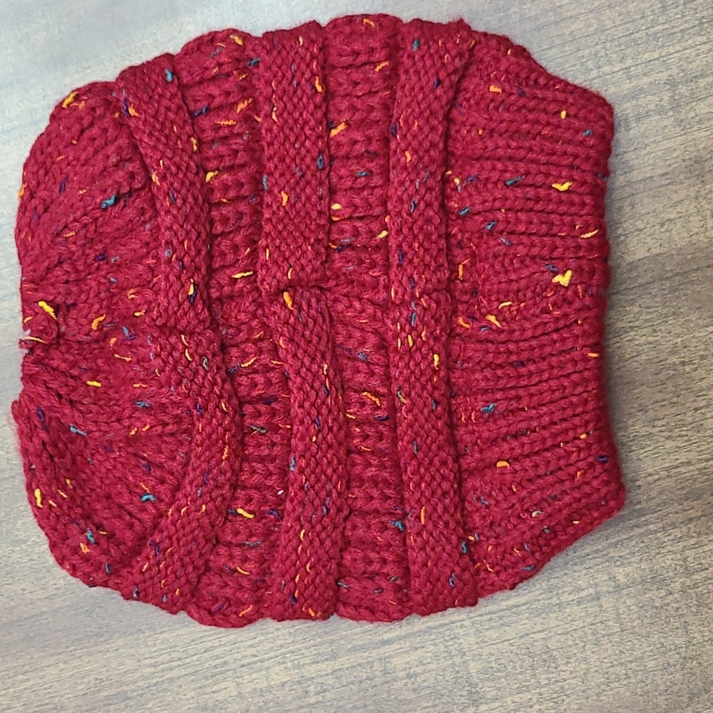 Ponytail hat